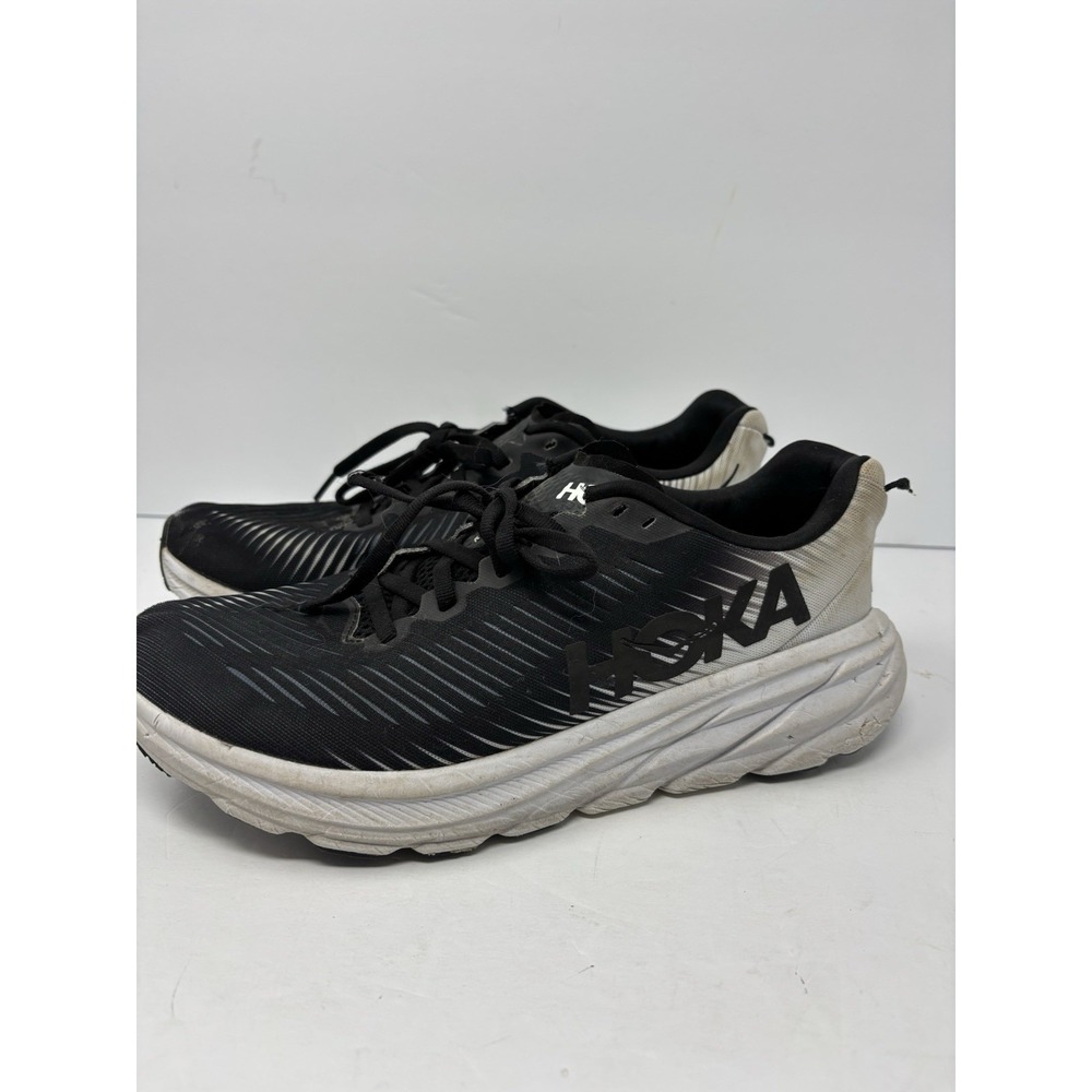 Hoka One One Rincon 3 Running Shoes Womens 9.5B Black Road Cushioned Sneakers